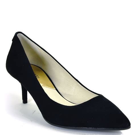 block michael kors shoes women|Michael Kors black kitten heels.